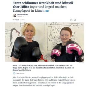 Zeitungsartikel Haki-Schmiede Schülerinnen